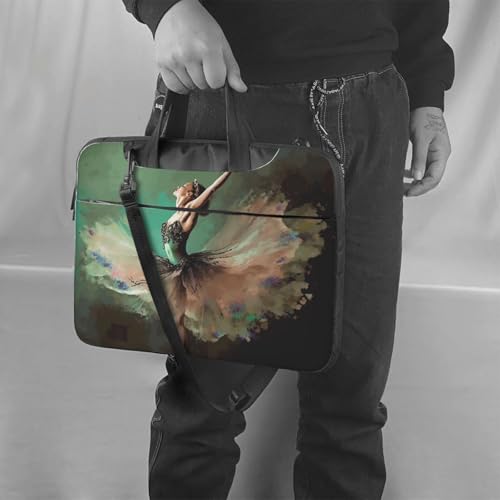 Bolso Tote para Laptop Ballerina Like Butterfly 15.6 pulg miniatura 6