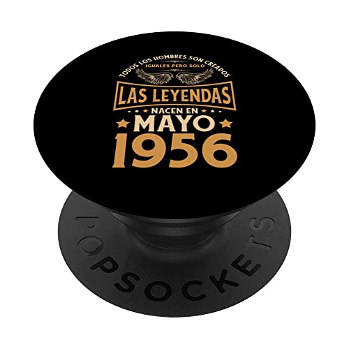 Cumpleaños Hombre Regalos Las Leyendas Mayo 1956 PopSockets PopGrip Intercambiable