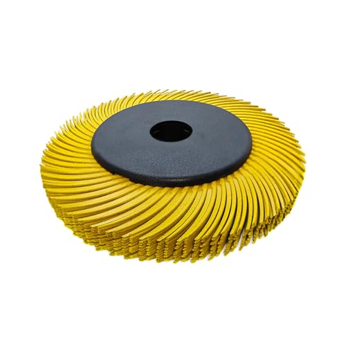 Image of Radial Bristle Brush, 6 in x 1 /2 in x 1 in, 80#, 1SET, Ten Single piece with Adapter