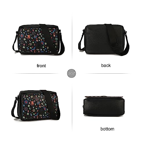 AFKOMST Small Crossbody Purse for Women, Vegan Leather Cross Body Bag and Trendy Shoulder Handbag with Guitar Strap3