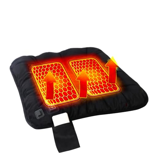 Weqizuerqi Cojín Calefactable para Asiento de Coche | 5V Calentamiento Rápido para Silla,Calentador Eléctrico para Asiento de Coche - para Camión SUV Silla De Ruedas Hogar Dormitorio Conductores