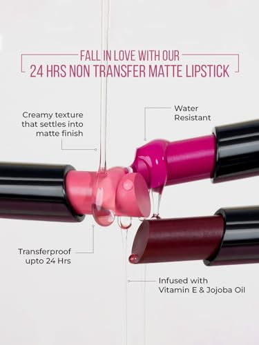 INSIGHT COSMETICS 24 HRS NON TRANSFER MATTE LIPSTICK (LL03-13) - Image 2