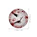 Lilihuimaoyi 4X Spooky Halloween Party Plates Set, Creepy Tableware Decorations