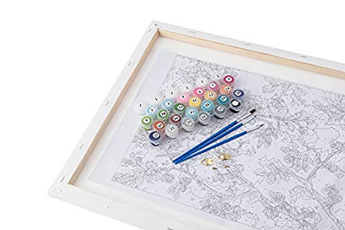 YMLINXI DIY Malen nach Zahlen Ölgemälde Leinwand Lokführer selber auf Leinwand malen nach Zahlen zur Heimdekoration (Mit… – Bild 6