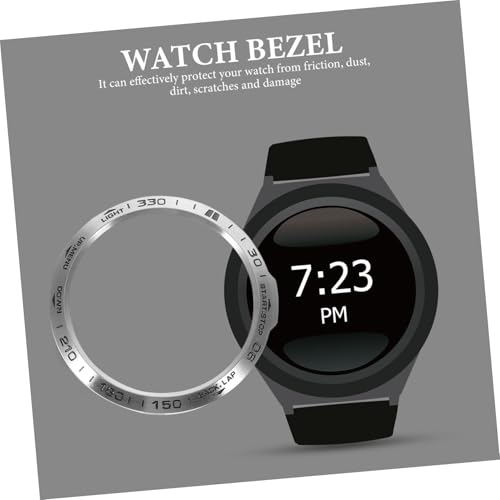 Cubierta protectora resistente de acero inoxidable plata para smartwatch 6X 7