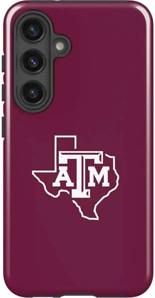 Skinit Impact Phone Case Compatible with Galaxy S25 - Officially Licensed Texas A&M University TAM Design