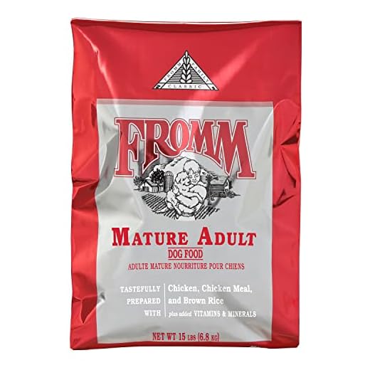 Fromm Classic Mature Adult Dog Food - Senior Dry Dog Food for Large, Medium, & Small Breeds - Chicken Recipe - 15 lb