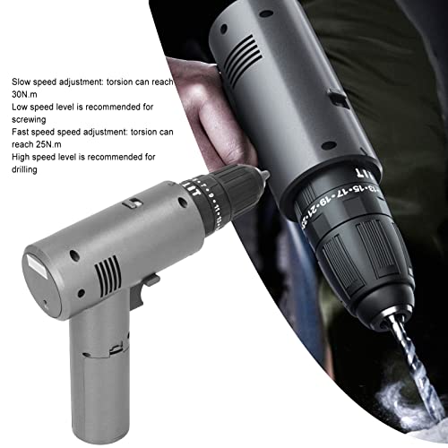 Bohrmaschine, 3 Funktionen Akku-Bohrmaschine Schmutzresistent AC100‑240V 30N.m Torsion mit 2000mAh Akku zum Abschrauben… – Bild 5