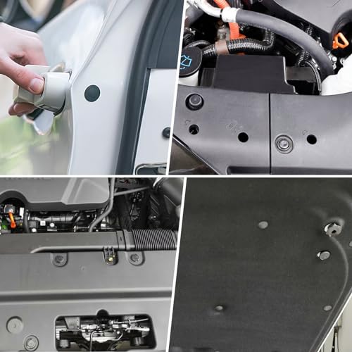 Image of CAREWAL 650pcs Push-Type Retainer Clips, Bumper Fender Nylon Rivets of 22 Most Popular Sizes and 5 Fastener Removers for Toyota GM Ford Honda Acura Chrysler