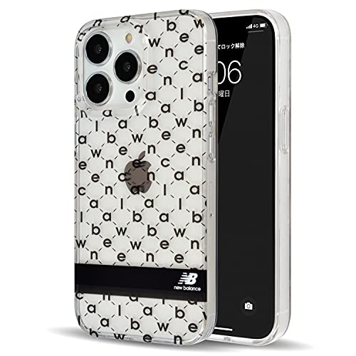 iPhone13Pro �P�[�X iPhone13 �P�[�X 6.1�C���` �P�[�X new balance �u�C�����[���h���m�O�����v �j���[�o�����X �w�� TPU�N���A�\�t�g�P�[�X (�u���b�N)