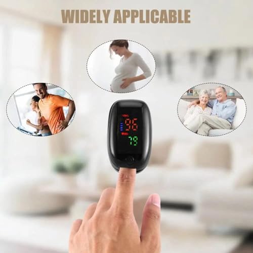 Finger Tip Pulse Oximeter – SpO2 and Pulse Rate Monitoring Device with LED Display & Auto Power Off – Portable Oxygen Level Monitor for Home and Travel Use (SMH-01) - Image 5