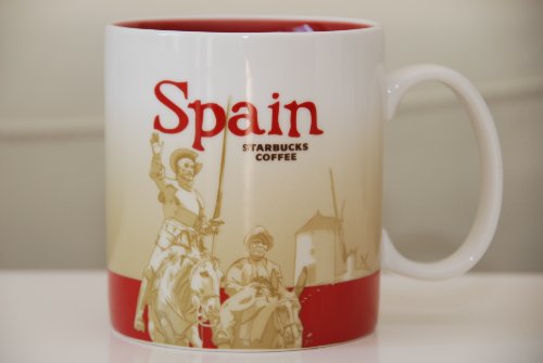 Starbucks Spain (Espana) Global Icon Coffee Tea Mug 16 Oz