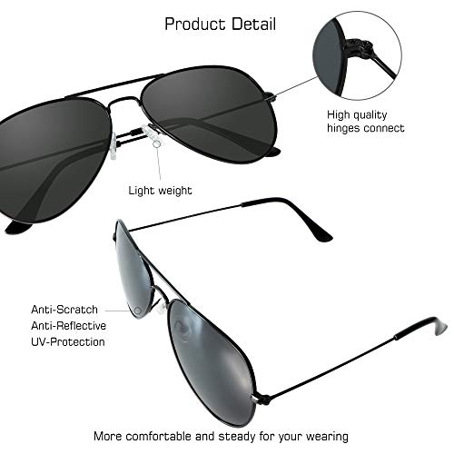 VisionGlobal 2 Pairs Polarized/Reading Sunglasses with UV400 Protection Lens for Women, Trendy Driving Sun Glasses Shades2