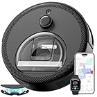 LEFANT M330 Robot Aspirapolvere con Mappatura, 5000Pa, 150min, Navigazione dToF, Evitamento ostacoli PSD, Area virtuale, WiFi/Alexa 2,4GHz e 5GHz, Nero