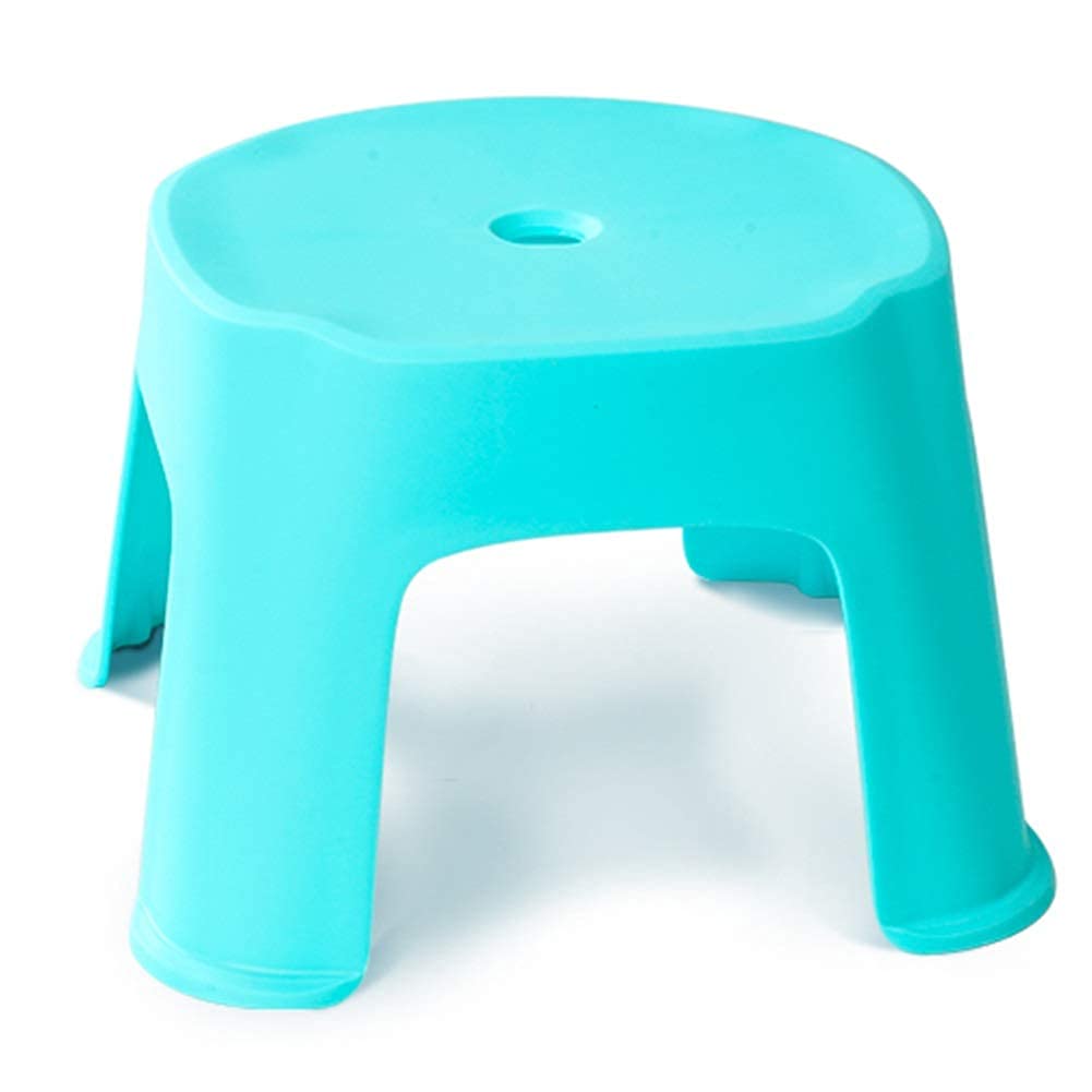 Pouf et repose-pieds polygone bleu contre les sols humides glissants de douche