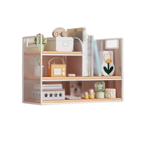 Libreria nizzatore for libreria da tavolo con struttura a griglia in ferro bianco, con libreria divisoria in, for ripianioggetti for finestre da cucina for ufficio Autoportante Libreri