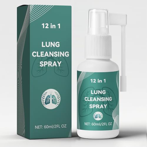 Lung Cleansing Spray Containing mint licorice root and honeysuckle extract components 60ml 2FL OZ.
