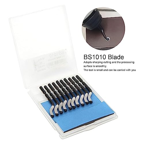 Entgratungswerkzeug, Universal Ersatzklingen, 20 Stück Metall Entgraten Klingen, Edelstahl Entgraten, Entgratklinge, Edelstahl Ersatz Entgratet Werkzeug, Entgrater Werkzeug Universal