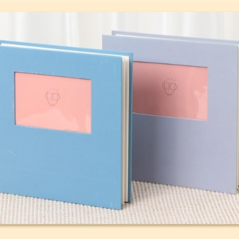 Embossed Paper Cover Album Inner Page Storage Folding Memorial