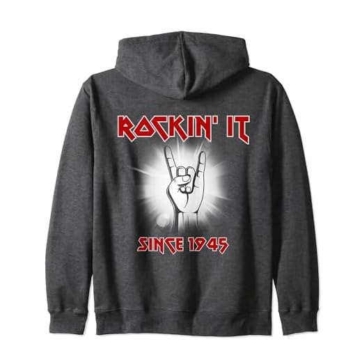 Guitarra eléctrica metal rock guitarrista cumpleaños 1945 Sudadera con Capucha