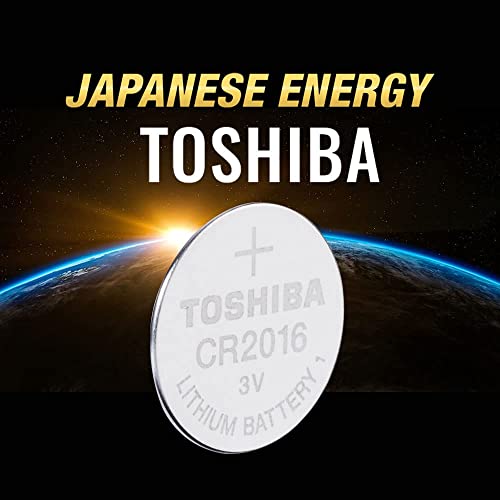 Toshiba Cr2016 3V Lithium Coin Cell Battery Pack Of 5 #TOP2