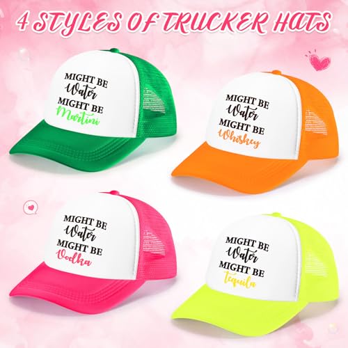 Gorra Trucker ajustable para mujer y hombre 4 piezas miniatura 3