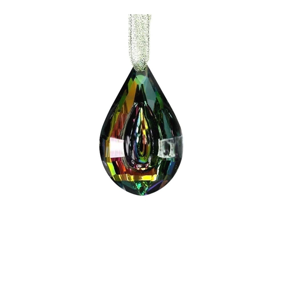 Hängekristalle Prismen 76x47mm Glaskristallleuchter zerteilt w/Rings Regenbogen-Farben-DIY-Fenster S_uncatcher 50pcs/Lot Hängekristalle Kristalle für Dekoration