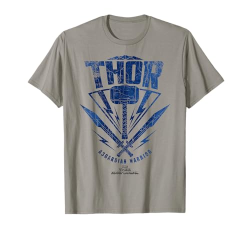 Marvel Thor Ragnarok Asgardian Warrior Hammer Shield T-Shirt T-Shirt