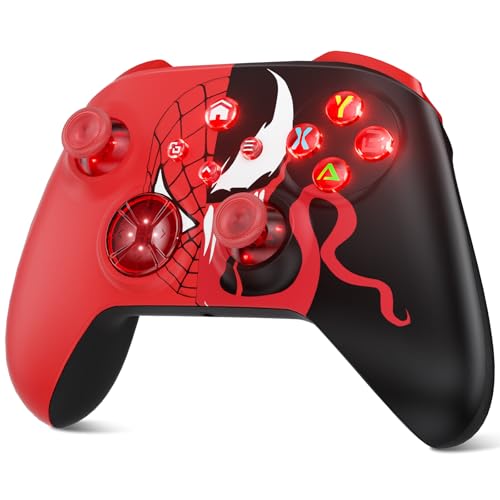Image of Dinosoo RGB Bluetooth Gamepad with 4 Motors, Turbo & Macro for Xbox X|S /One /PC - 3.5mm Jack