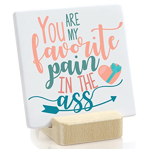 Inspirational Quotes Desk Decor Gifts For Women Friend,Positive Affirmations Plaque With Wooden Stand, Cheer Up Saying For Home And Office Decor, Desk Accessories For Women #TOP23
