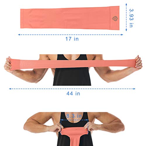 image for SHINYMOD Arm Sleeves Arm Pads for Men Women, Sun Protection Arm Suppor