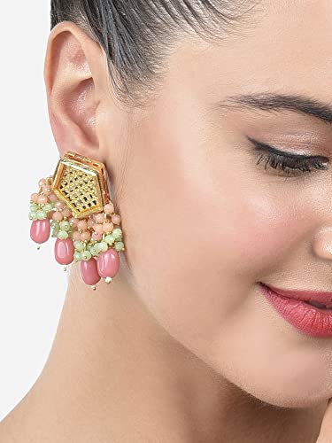 Cluster Beads Drop Earring, Vibrant Gift