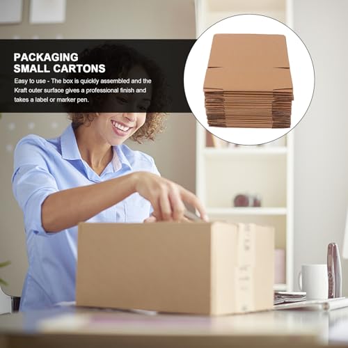 Cajas de cartón pequeñas Kraft que evitan roturas en envíos 5