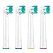 KongKay® 4 X Recambio para Cepillo eléctrico Compatible y en forma Braun Oral-B, compatibile with Oral-B / Braun Vitality Precision Clean, White Clean, Sensitive Clean, Oral-B Professional Care, Número de modelo: EB-17A / SB-17A (1PK x 4PCS)