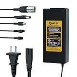 Carsty 42V Electric Scooter & Hoverboard Charger for Gotrax, Jetson, Segway, Ninebot, Swagtron | UL Certified with 5-in-1 Universal Plug Set