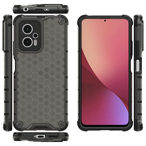 Image of Glasgow Back Case Cover Designed for Mi Redmi K50i 5G - Black