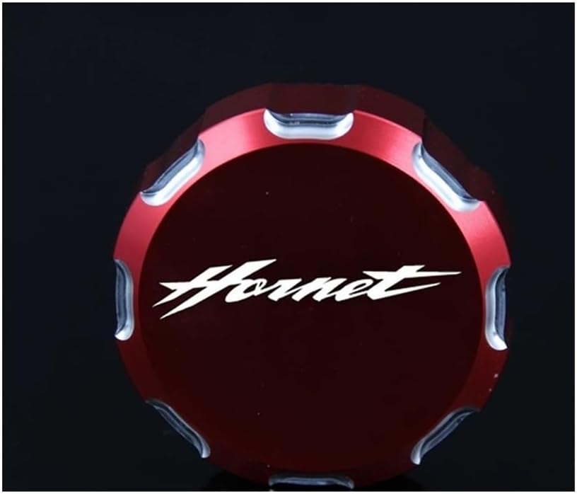Motorcycle Brake Pump Fluid Caps Motorcycle Rear Brake Master Cylinder Reservoir Cover Cap for Hornet 250 1996-2006(1998 1999 2000 2001 2002 2003 2004 2005 2006)