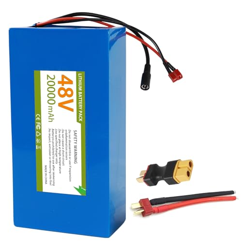 DYMOZYNE 48V 20Ah Electric Bicycle Battery, 48V Lithium Battery, Suitable