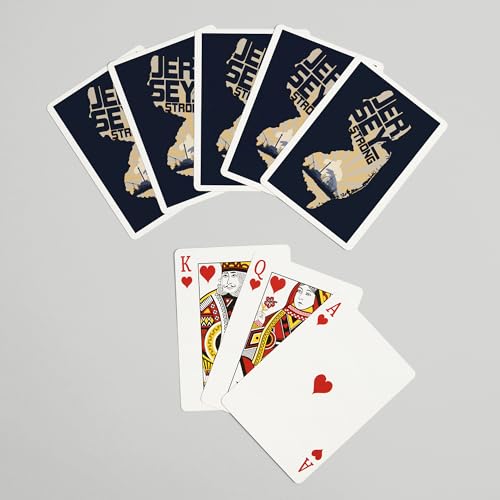 Baraja New Jersey Jersey Strong 52 cartas poker miniatura 7