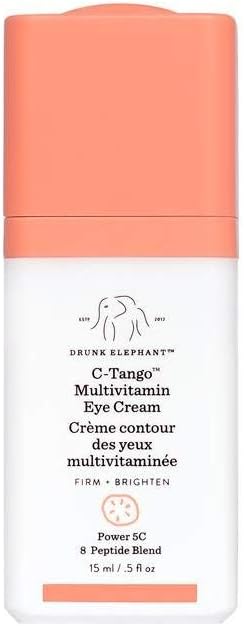 C-Tango Multivitamin Eye Cream by Drunk Elephant for Women - 0.5 oz Cream, Cranberry, 14.17 g (Pack of 1)