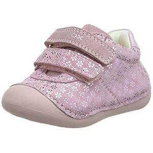 Geox Baby meisje B Tutim B Sneaker, wit, 18 EU