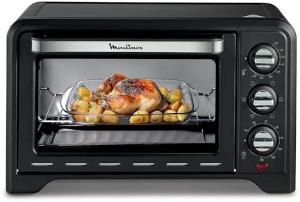 Moulinex Four électrique posable 19 L, Compact, chaleur tournante...