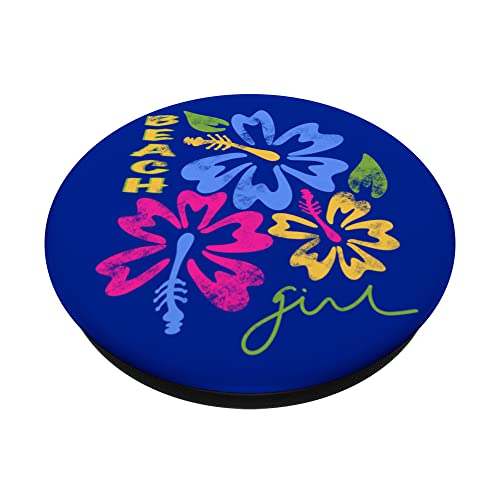 Vintage Y2K Beach Girl Aesthetic Coconut Girl Room Decor PopSockets Swappable PopGrip, Black - Image 2