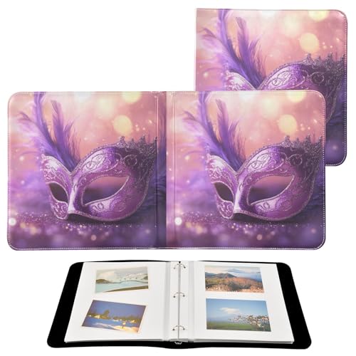 Álbum de Fotos Scrapbook DIY con Autoadhesivo, Cubierta de Cuero PU, 40 Páginas, Tamaño 11.8 x 11.2 pulgadas miniatura 2