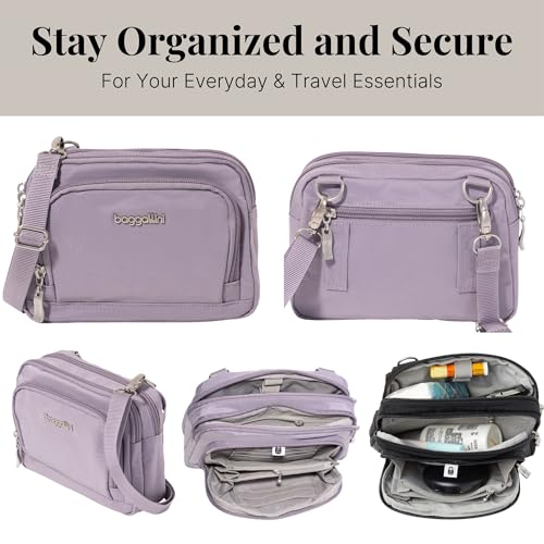 Image of Baggallini Triple Zip with Front Wallet /Trifecta RFID Wallet Crossbody