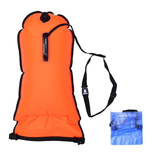 Boia de natação BESPORTBLE, boia de segurança para natação com sacos secos para celular, boia de nat
