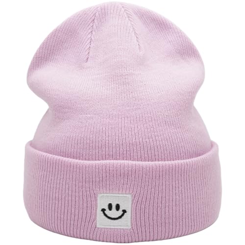 Image of 55cube Unisex Winter Beanie Hats Warm Thick Knit Cuffed Skullcaps
