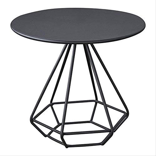 Simple Modern Metal Round Coffee Table Living Room Small Apartment Gol