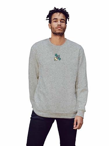 Sweat-shirt pour des hommes idéal pour le sport et les loisirs en ville Green Fish