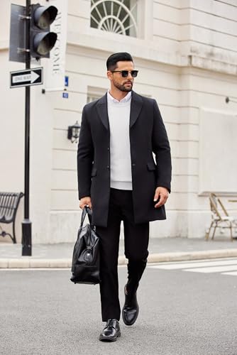 COOFANDY Mens Crewneck Sweater Dress Long Sleeve Pullover Sweater Knit Lightweight Sweaters4